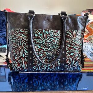 Patricia Nash Tooled Turquoise Carducci